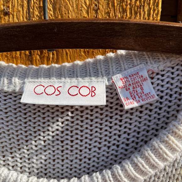 Vintage Cos Cob Knit Giraffe Sweater - Picture 4 of 4
